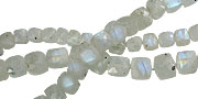 13840: Beaded blue,white moonstone faceted beads