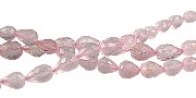 Design 13977: pink rose quartz faceted beads