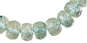 Design 15037: blue aquamarine faceted beads