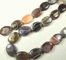 Design 5676: Gray botswana agate beads