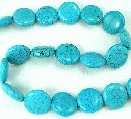 Design 5767: Blue magnesite beads