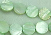 Design 5809: Green shell beads