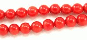 Design 5850: Red coral beads