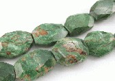 5933: Beaded Green, Brown green opalite beads