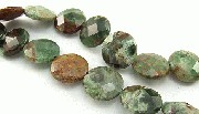 5935: Beaded Green, Brown green opalite beads