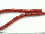 6063: Beaded red, pink carnelian beads
