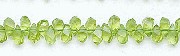 6104: Beaded green peridot beads