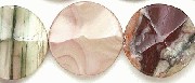Design 6113: green, brown, red imperial jasper beads