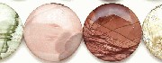 6114: Beaded green, brown, red imperial jasper beads