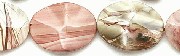 6116: Beaded green, brown, red imperial jasper beads