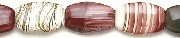 6118: Beaded green, brown, red imperial jasper beads