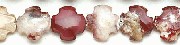 6119: Beaded green, brown, red imperial jasper beads