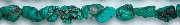 6139: Beaded blue, green, brown turquoise beads