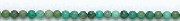 6156: Beaded blue, green, brown turquoise beads