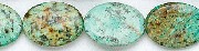 6180: Beaded blue, green, brown turquoise beads