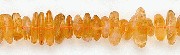 6187: Beaded yellow citrine beads