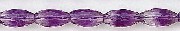 Design 6191: purple amethyst canoe beads