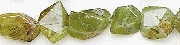 6228: Beaded green garnet green beads