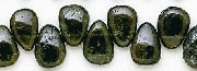 6229: Beaded green garnet green beads