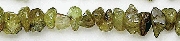 6233: Beaded green garnet green beads