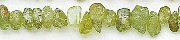 6235: Beaded green garnet green beads