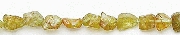 6237: Beaded green garnet green beads