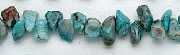 Design 6249: blue, multi blue-crazy agate beads