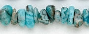 Design 6253: blue, multi blue-crazy agate beads