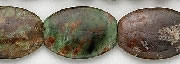 6534: Beaded green, brown green opalite beads