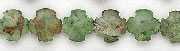 6538: Beaded green, brown green opalite beads