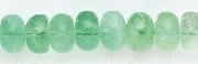 6542: Beaded green fluorite beads