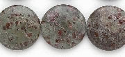 Design 6556: red, green jasper beads