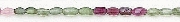 6562: Beaded multi tourmaline  oval beads