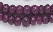 6576: Beaded red ruby beads