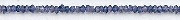 6584: Beaded blue iolite beads