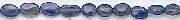 Design 6585: blue iolite oval beads