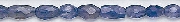 Design 6589: blue iolite faceted, nuggets, oval beads