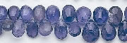 6593: Beaded blue iolite beads