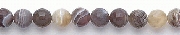 6603: Beaded brown, multi botswana agate beads