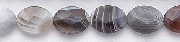 Design 6604: brown, multi botswana agate beads