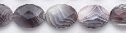 6605: Beaded brown, multi botswana agate beads