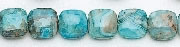 Design 6644: blue, multi crazy-lace agate beads