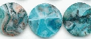 Design 6648: blue, multi crazy-lace agate beads