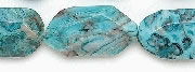 6649: Beaded blue, multi crazy-lace agate beads