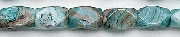 Design 6654: blue, multi crazy-lace agate beads