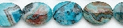 6659: Beaded blue, multi crazy-lace agate beads