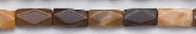 6667: Beaded brown agate beads
