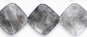 6684: Beaded gray gray quartz beads