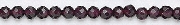 6711: Beaded red garnet beads