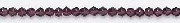 6714: Beaded red garnet beads